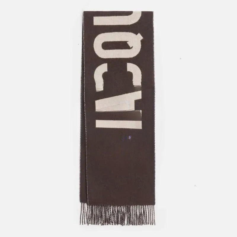 Jaq Designer 100% Cashmere New Women's Men Long Soft And Comfortable Sided Letter Tassel Shawl Unisex Scarf bdc Hot