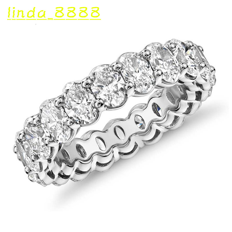 Custom Popular Full diamond MoissaniteVVS Ring for Women Niche High-end Luxury Style European and American Instagram Style