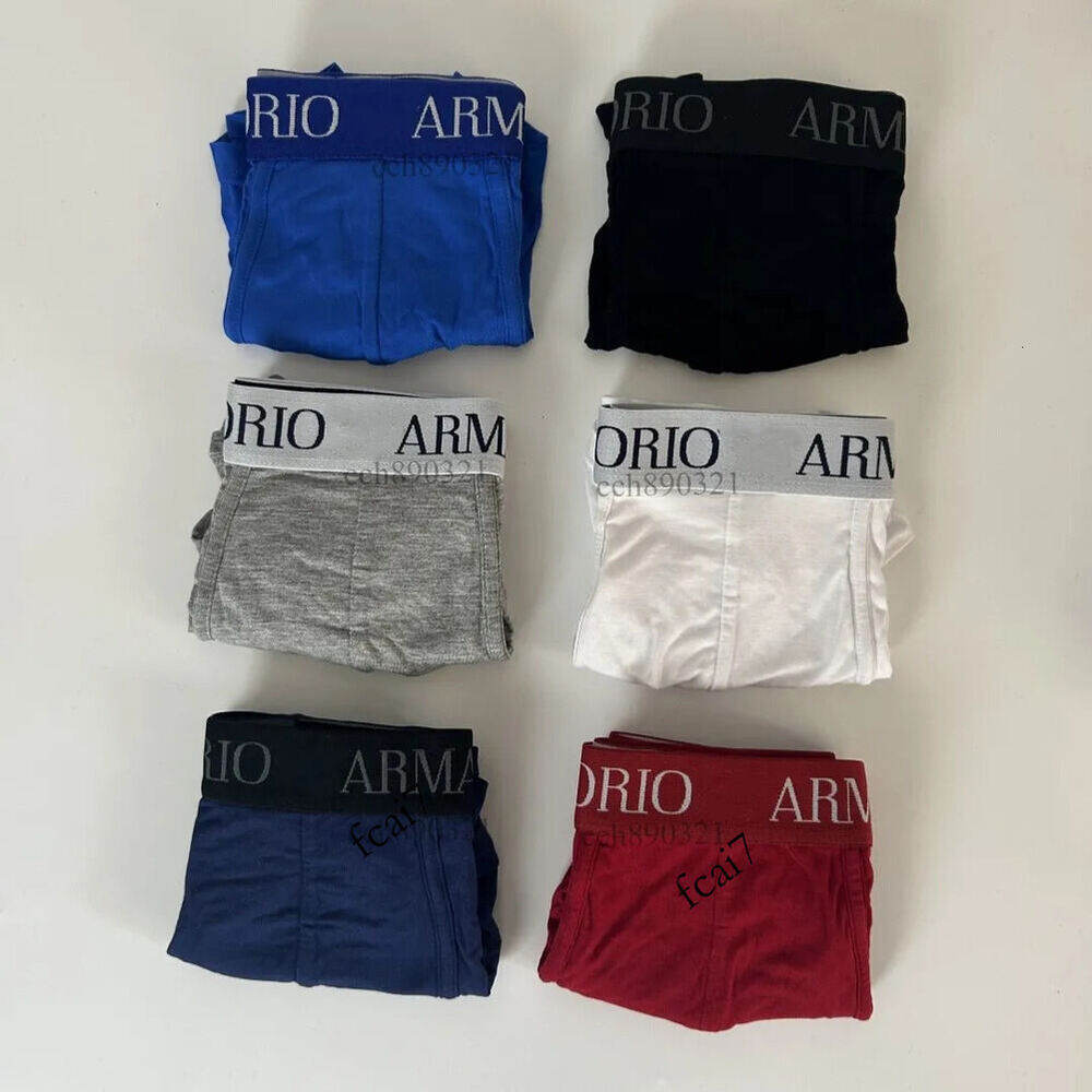 5 Pieces Fashion Designer Soft Underwear Luxury Brand Comfortable Men's Multi Colored Boxer Shorts Stripes gg