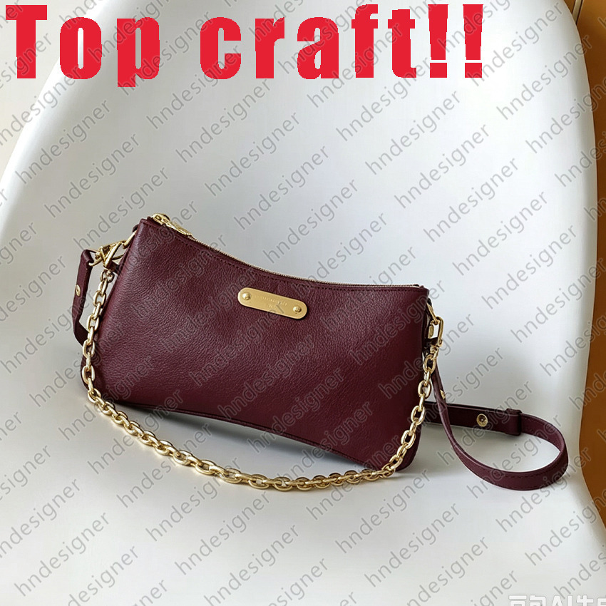 Master Quality Liv Pochette Designer Bag Top Craft Chain Handbags Luxury Travel Shoulder Bags M2A482 B12BLO