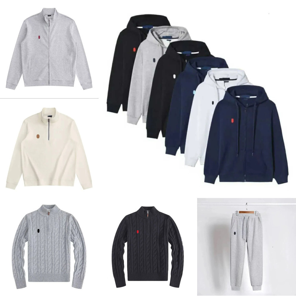Polo à capuche pour hommes Sweats à capuche Ralfs Lure Designer Sweats à capuche Rals Loren Ensemble de survêtement PullCotton Horse Manches long
