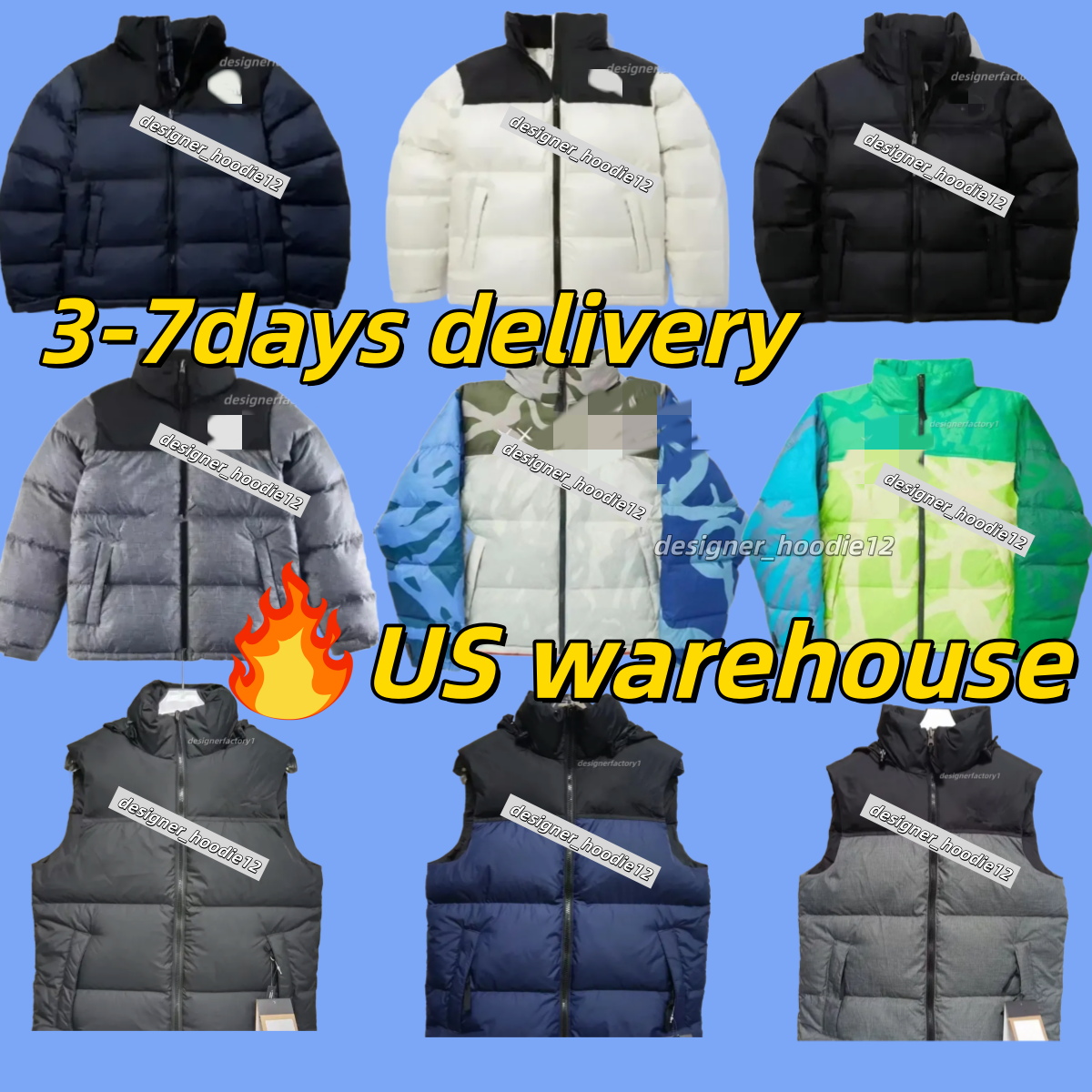yyyNorth Face 700 Fill Down Puffer Jacket, Unisex Zipper Peak Purple Designer Winter Down Coat Long Sleeve Outerwear for Men Women