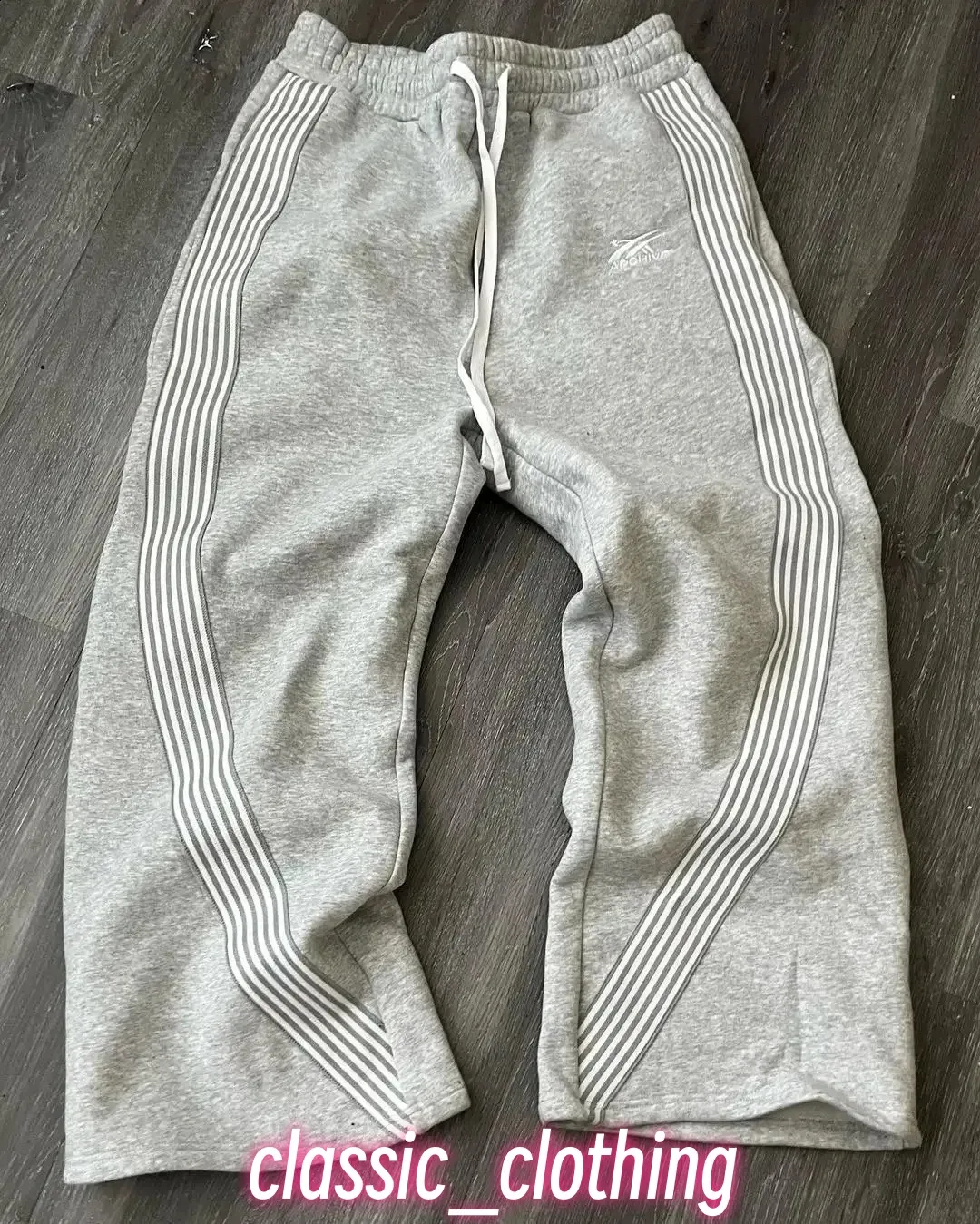 Y2k Embroidered Gray Casual Pants Camo Functional Tactical Mens Premium Jogging Drawstring Sweatpants 240911