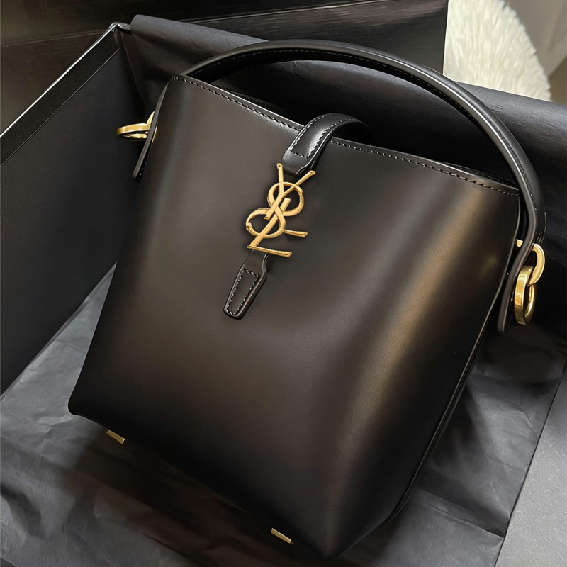 12A Top quality LE 37 bucket bag shiny calfskin Womens shoulder crossbody bag designer handbag mirror quality luxury LE 5 A 7 hobo bag jamie 4.3 poc