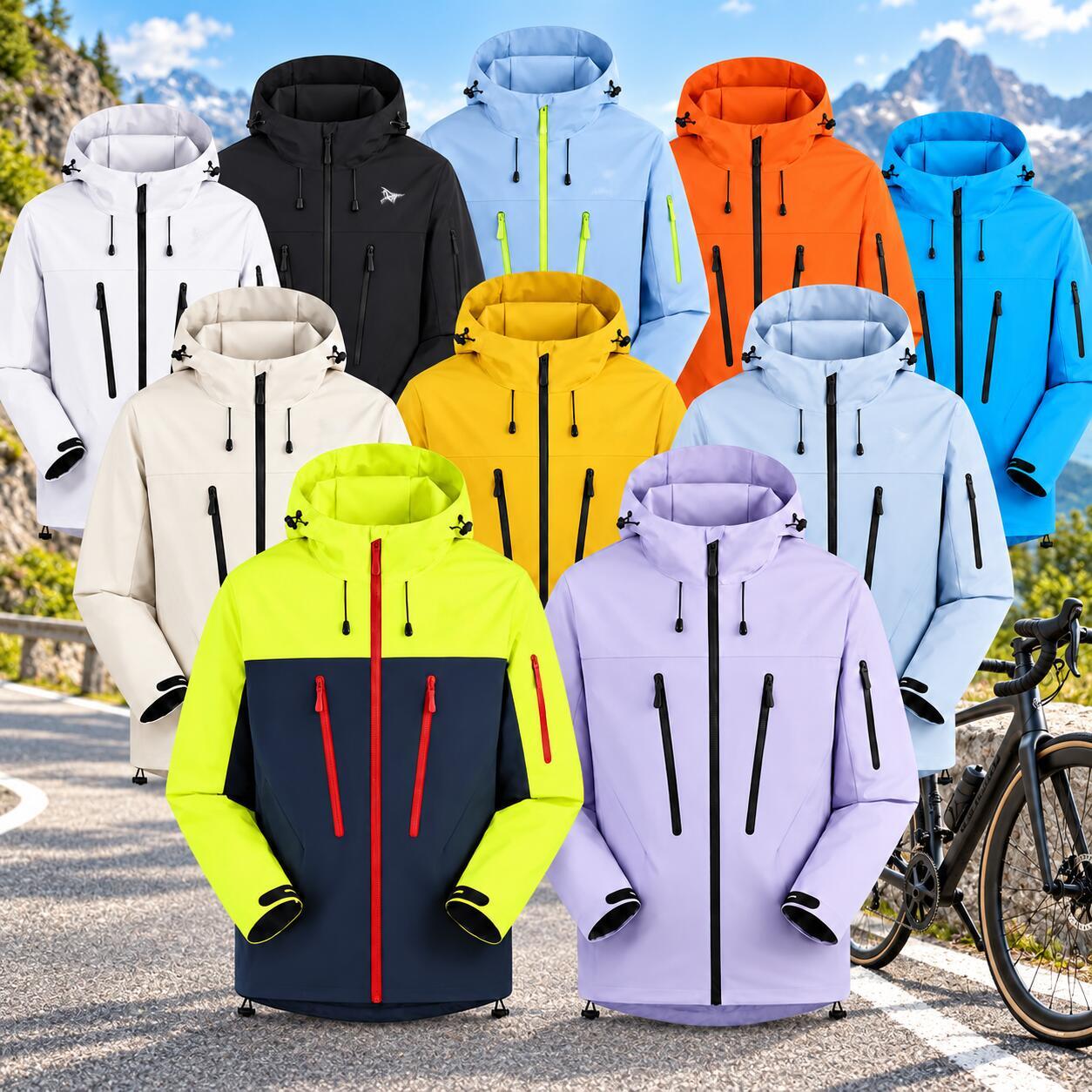Arcteryxilly Men Women Cycling Jersey Long Sleeve Breathable Quick Dry Bike Shirt Windproof Outdoor Riding Sportswear