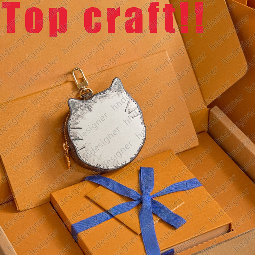 Master Quality CAT Headphone Bag Key Pouch Accessory Designer Charms Keychain Pendent Ornament M15140 M15139 H03BLO
