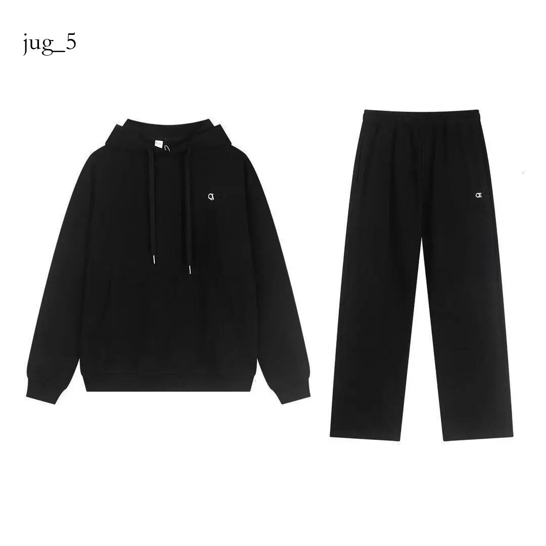 Yoga Tracksuit Designer Men's Hoodies Basic Comfort Athletic Lounge Women Sweatshirt Straight Leg Pants Sports Pullover Aloismlyness Jackets Se