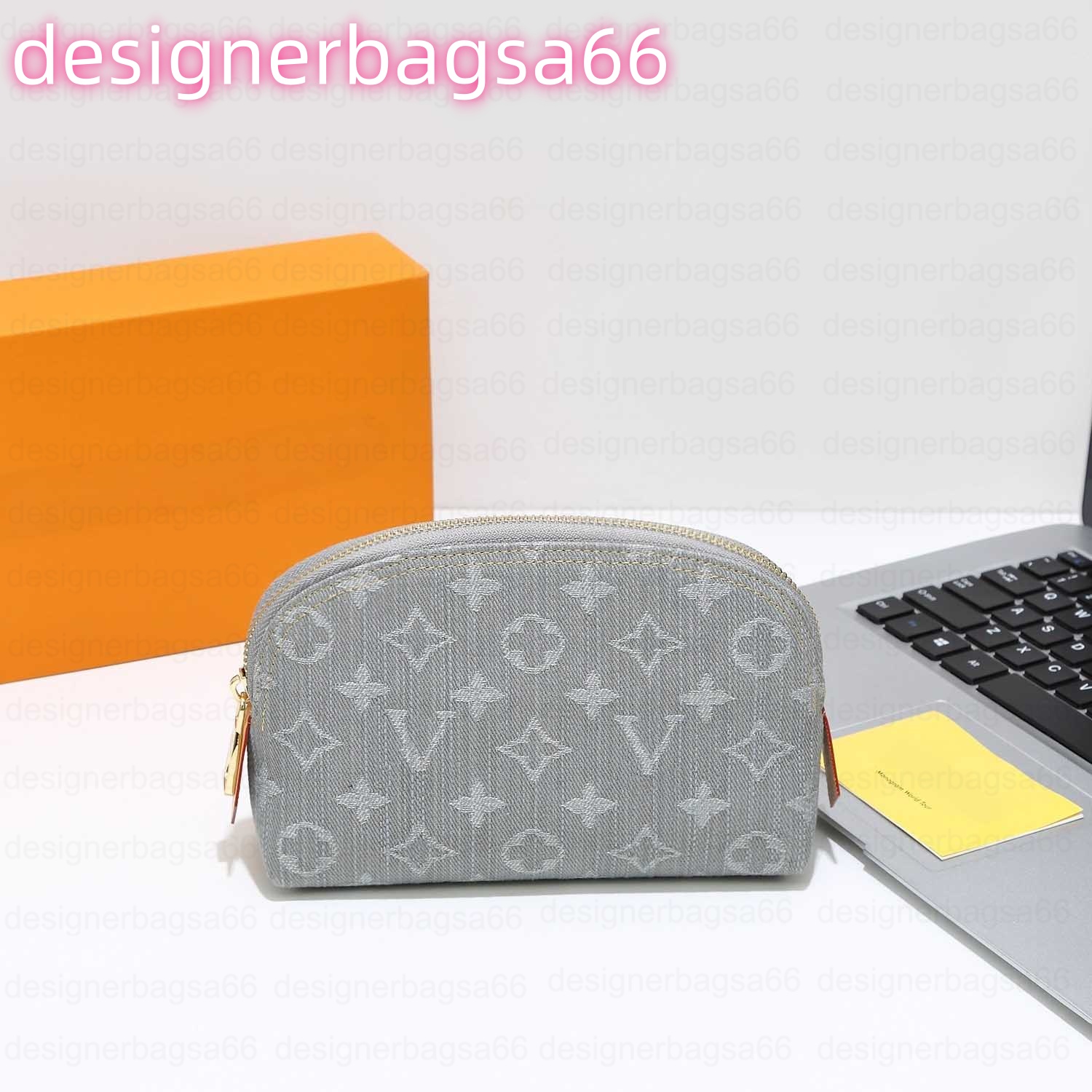 Pochette Cosmetique PM pouch Designer Cosmetic Pouch Denim Makeup Bags designer Lipstick pouch monogram cherry Toiletry Cases Clutch rainbow Takashi