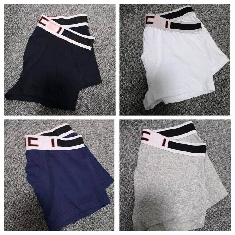 3Pc Men's Designer Sexy Cotton Underwear Male Boxer Brief Brand Underpants Flat Cornered Shorts With Box Or Dustbag gg9Ss Gg gg