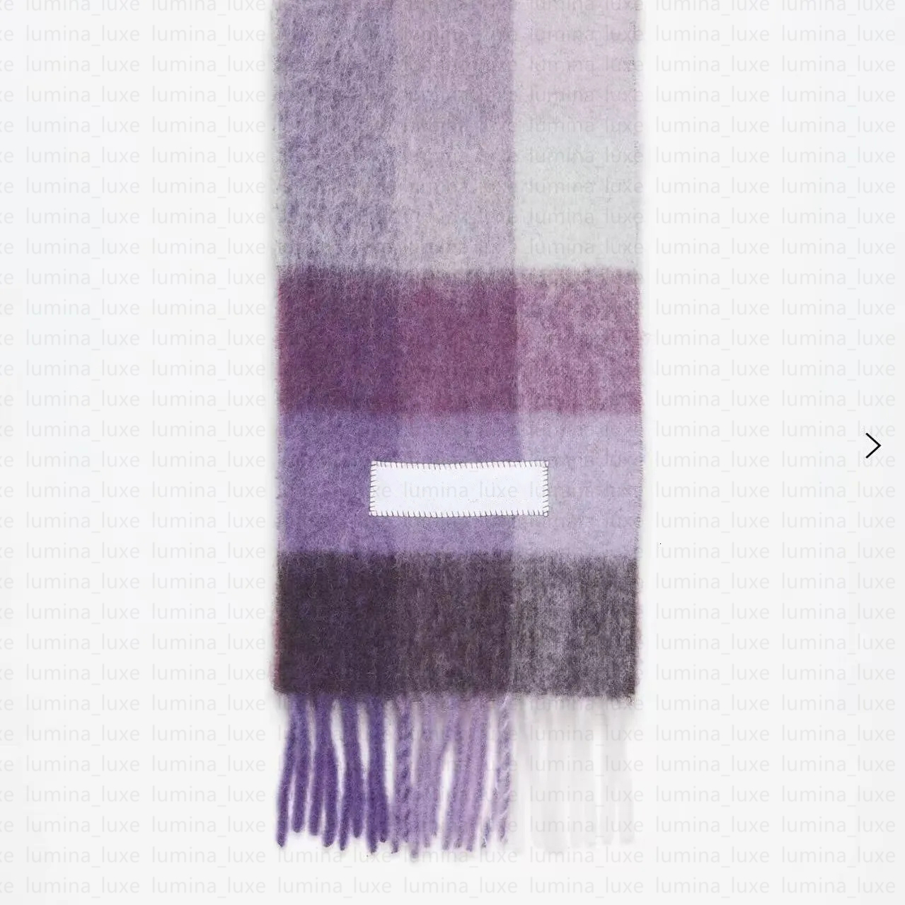 Purple scarf Acn Scarf Designer Scarf Winter Scarfs Acnestudiosscarf Soft Thick Fashion Luxury Scarves Classic Check Plaid Shawls Medium Length Vers
