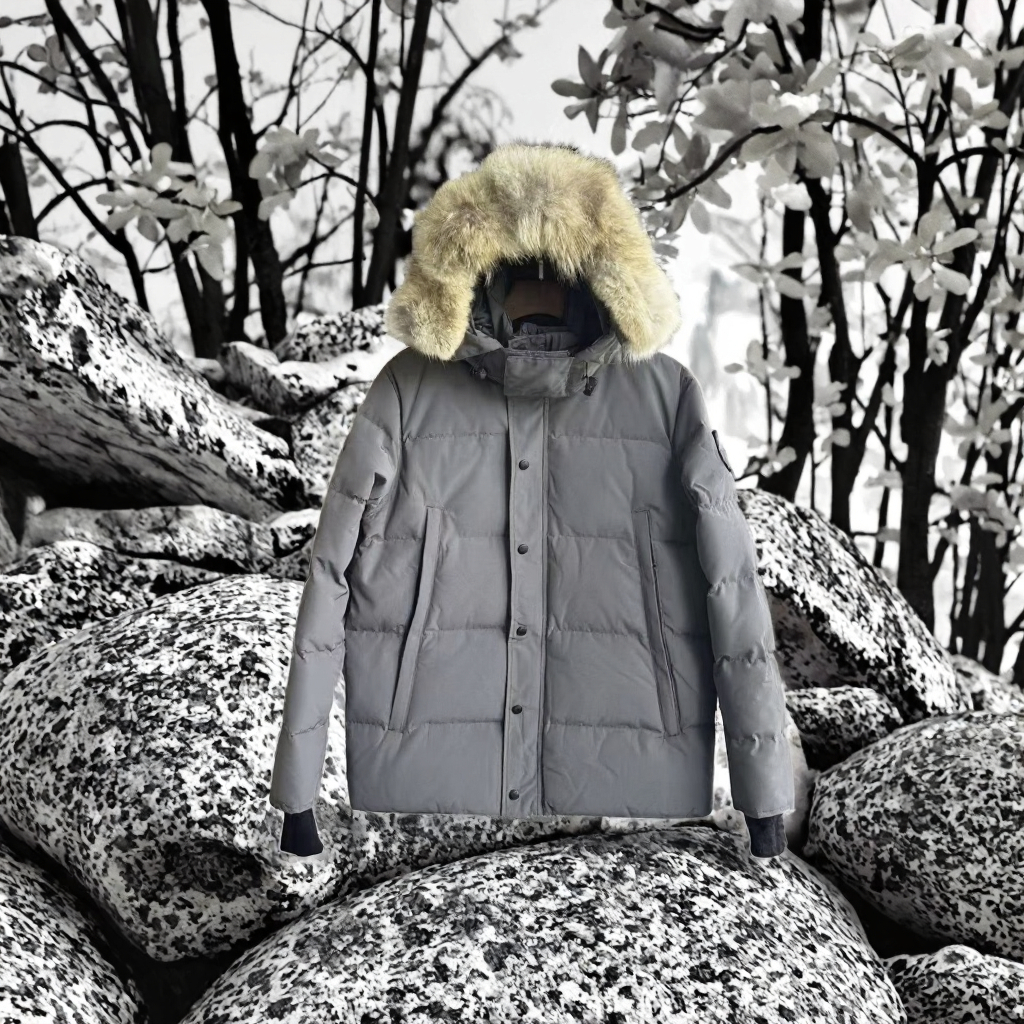 Classic High Quality Casual Men's Hooded Winter Puffer Jacket Warm Breathable Windproof Waterproof Down-Filled Thick Zipper