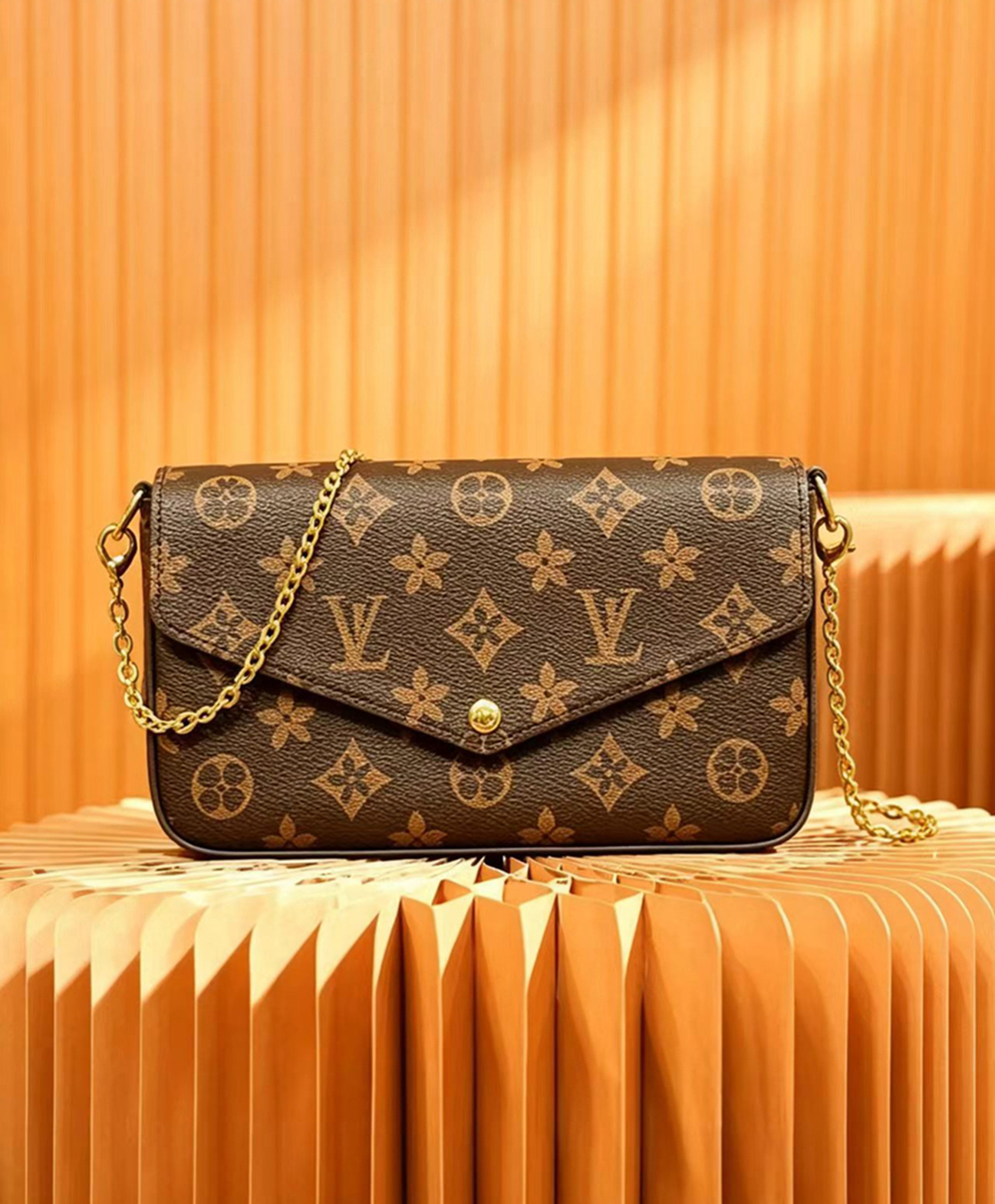Bags 3pcs/Set Top Luxury Designer Wallet Shoulder Women Classic Flower Pochette Felicie Bag Leather Clutch Tote Messenger bags purse L1566