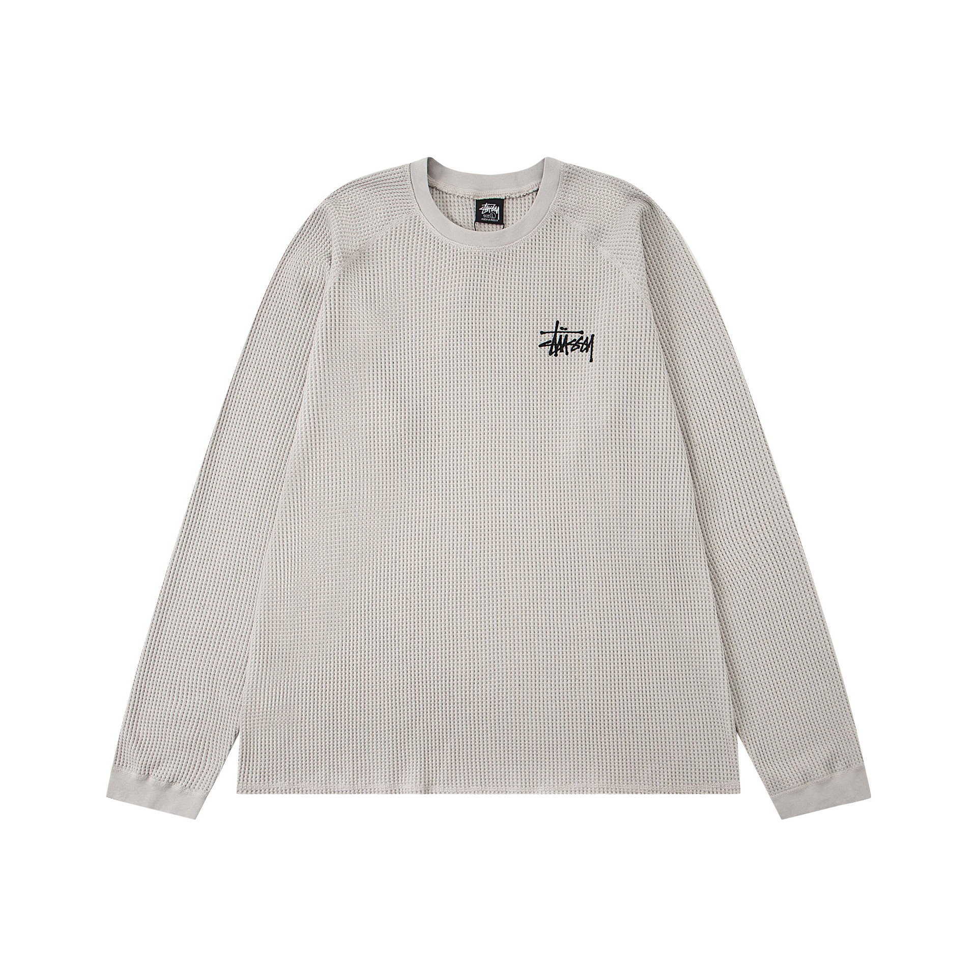 Camiseta larga de punto tipo gofre con manga raglán lavada, diseño de logotipo, colección de otoño americana 2025, T260912OMRC