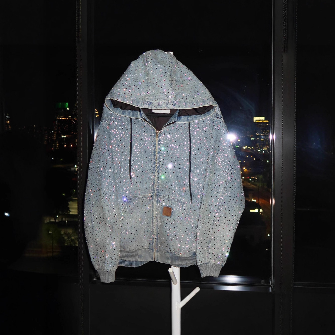 Designer Jacket Luxury Fashion Outdoor Street Hip Hop Heavy Industry Hot Diamond Water Diamond Cowboy Coat Youth Outdoor Sports Leisure Men's H