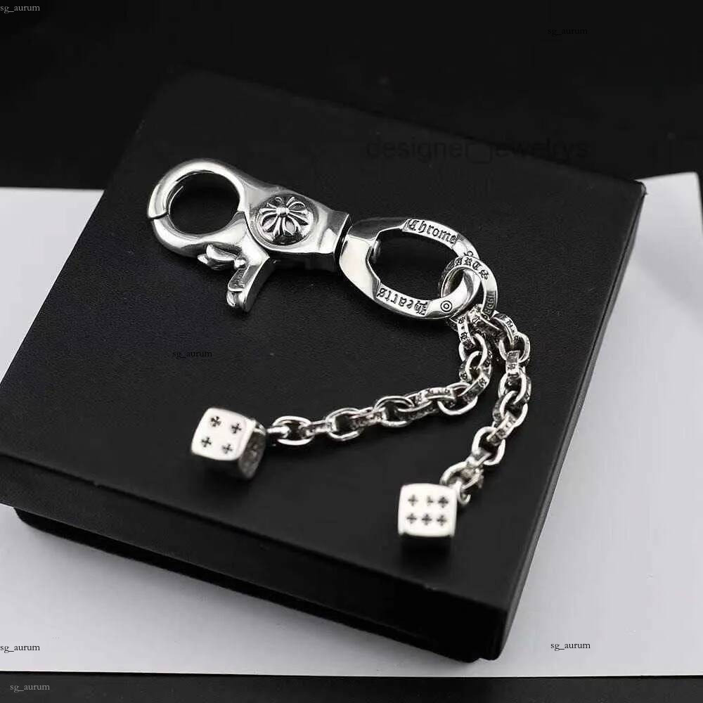 Luxury chrome cross keychains Letters with diamonds designers keychain top Car Chain Women Buckle jewelry Key ring Bags Pendant Exquisite woman Gift