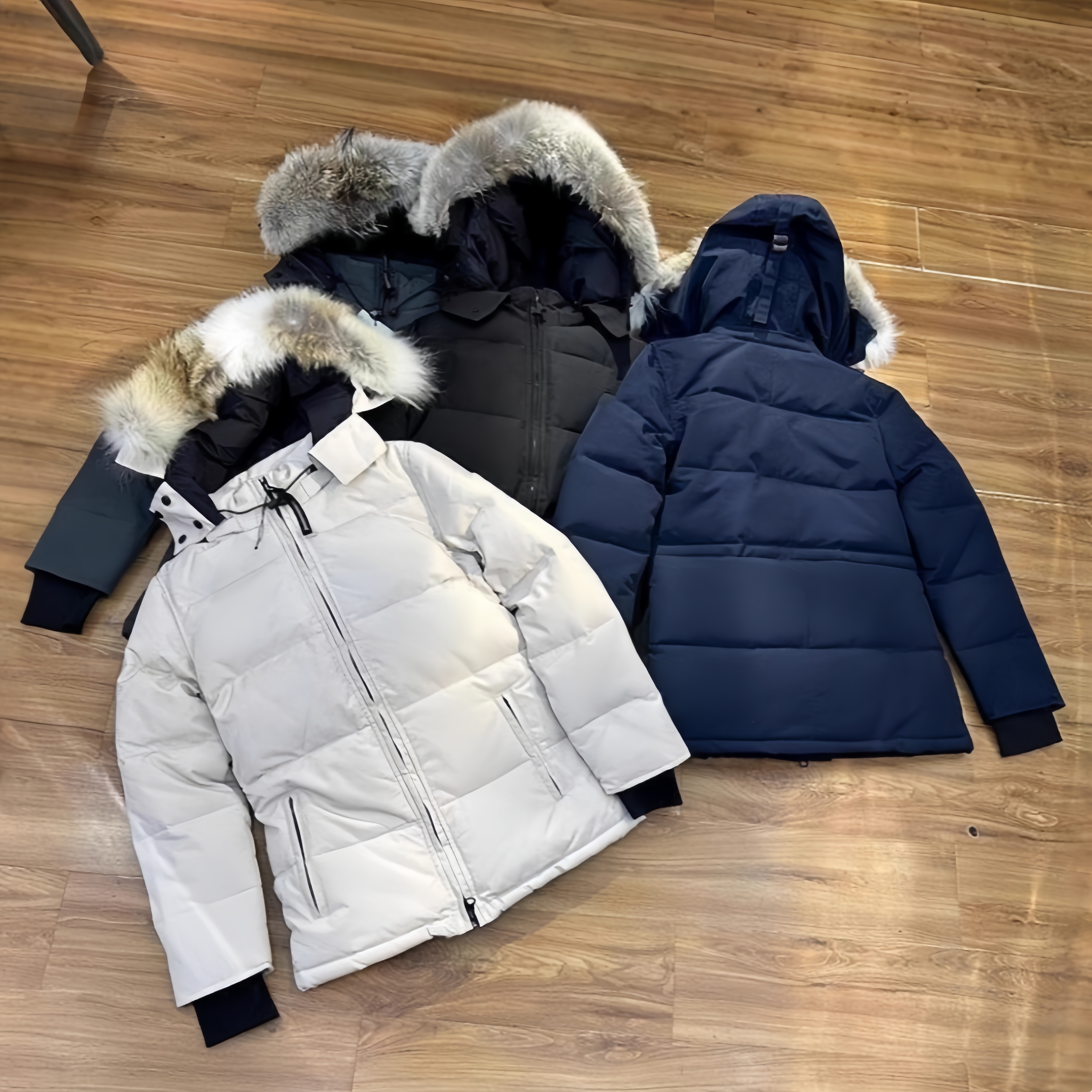 puffer jacket down winter jackets womens large pocket fur coat women outdoor thermal top female autumn designer clothes coats doudoune femme XS-XXL