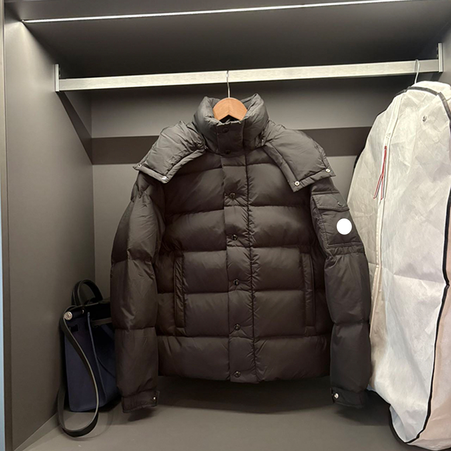Down Jackets Mens Designer Down Coats Puffer Jacket Geometric Pattern Zipper Outwear Thickening Winter Keep Warm Hoodies Overcoats Waterproof Jac