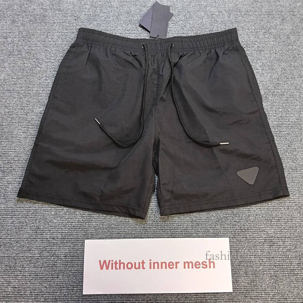 Pradlys Shorts Drying Bermudas Summer Swimwear Beach Sports Running PR Short Pants Fashion Mens Prara Short Swim Triangle Patch Designer Waterproof