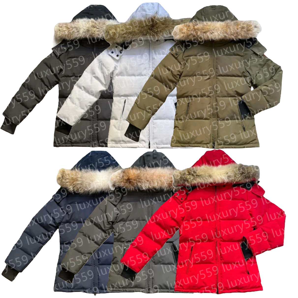 Designers women down jacket long coat pocket fur collar top quality casual womens autumn winter clothing coats luxury coat designer jacket womans de