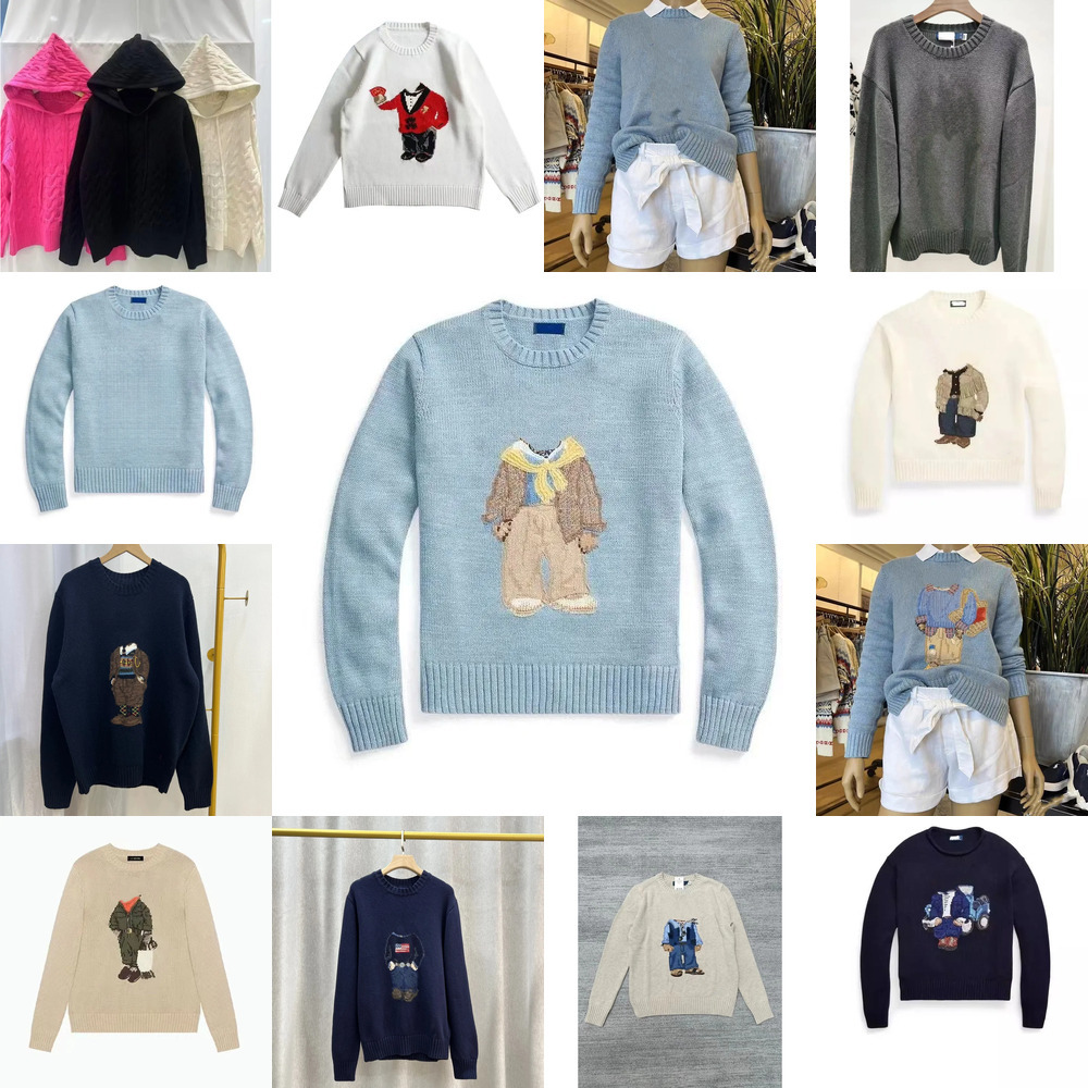 Ralfs Lure Miroir qualité Pulls Pull Lettre Broderie Quart Zip Cardigan Chandails pour Femmes Hiver Doux Basique Femmes Pull Coton Pulls Tricoté