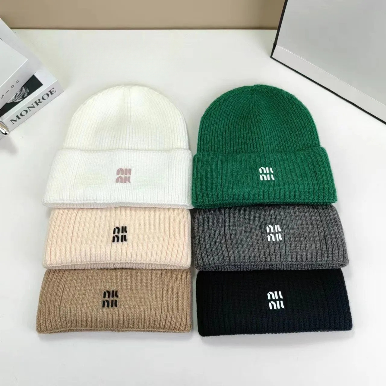 2026Hat Men Hats Winter Or Women's Wool Cap Fashionable Simple Solid Color Knitted Thick And Warm Suitable Daily Wear