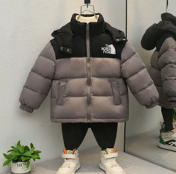 Designer Coat Children Clothes Boys Girls Baby Luxury Puffer Clothing Tops Cotton Outwear Color blocked Down Jacket Kids playglobe