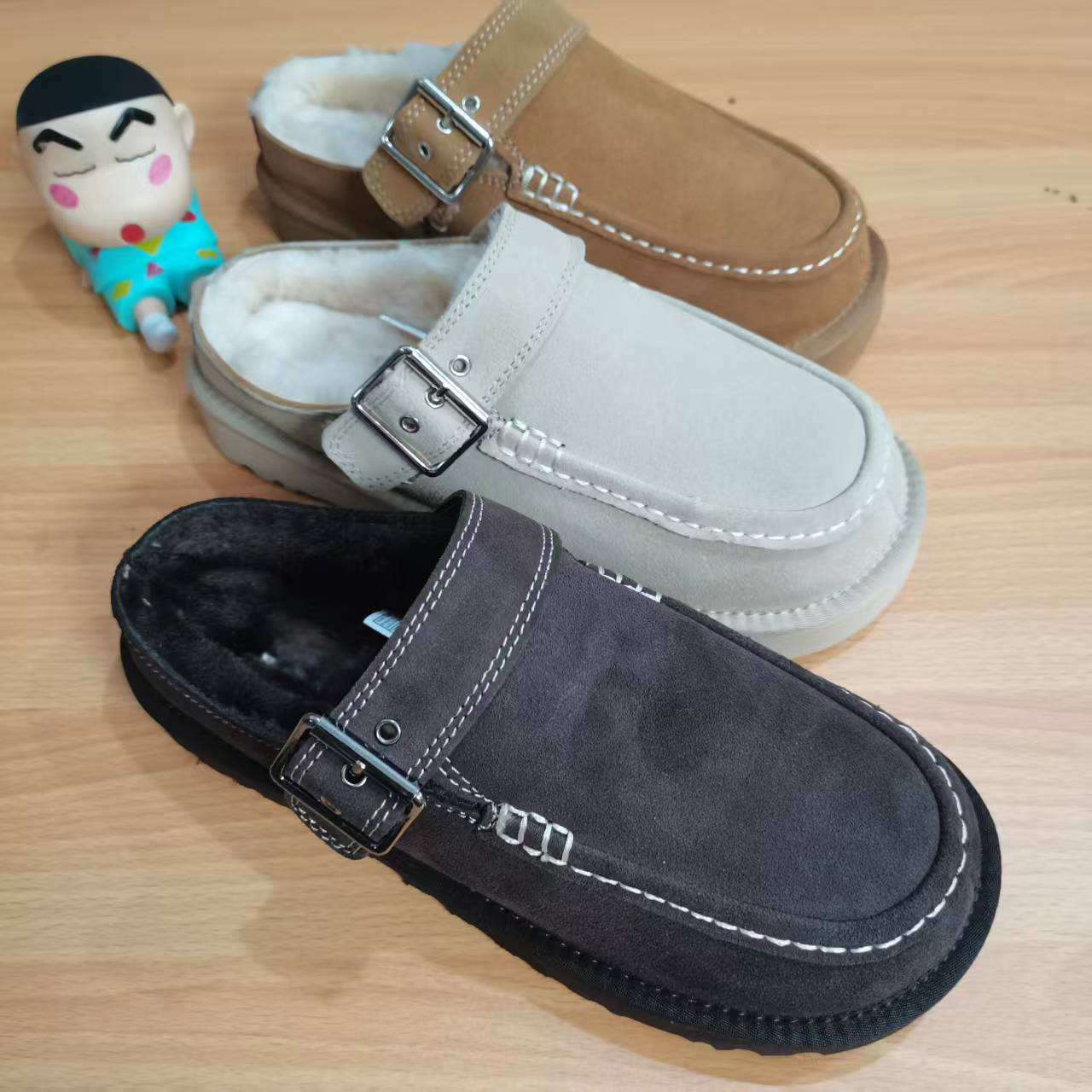 2026 Designer Goldenstar Evelina Clog Tazz Tasman Slippers Winter snow Women Men non slip slippers with plush soft cushion design 35-45