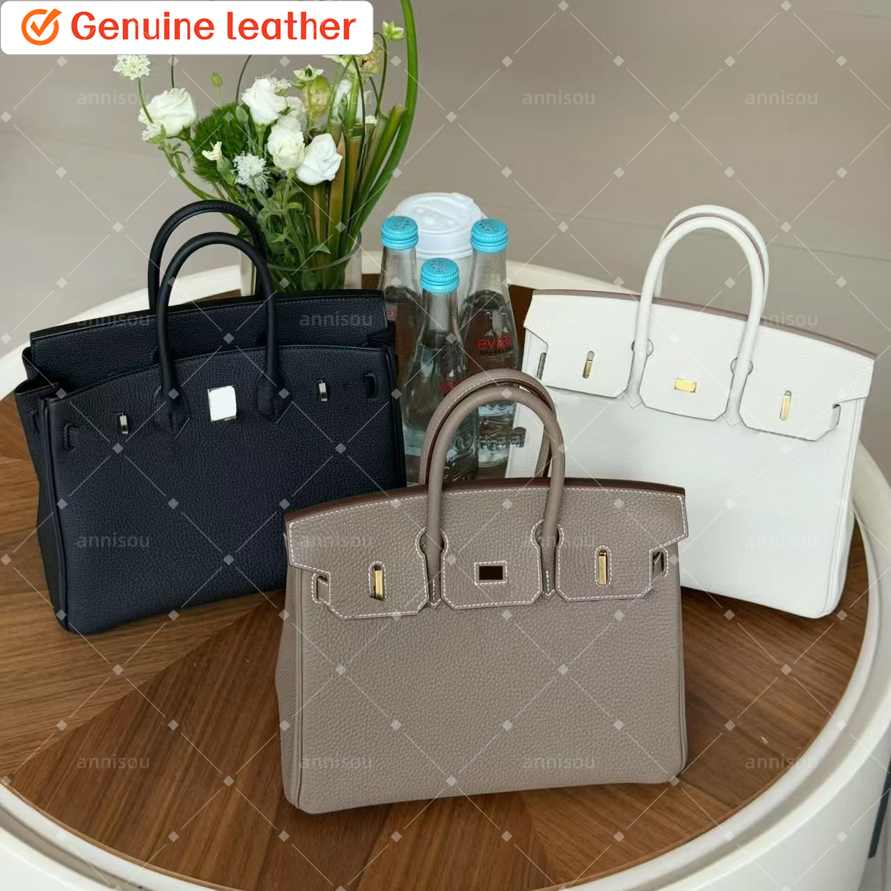 Gold and silver buckles Womens leather bags palm print Shoulder Bag crocodile grain fashion cosmetic city Evening Bags mirror quality top handle3 si