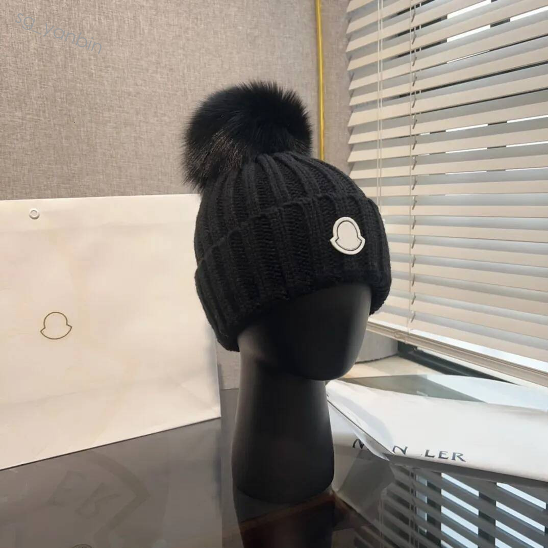 Bonnet tricoté doux et extensible, chaud, avec Pom, à la mode, décontracté, pour l'extérieur, par temps froid, nouvelle collection hiver 2026