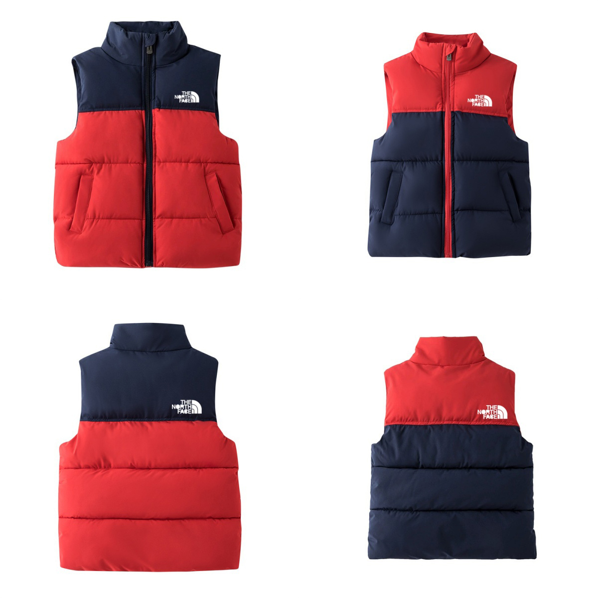 Fashion Brand Children Down Vest Kids Boys Girls Lightweight Hooded Waistcoat Zipper Warm Short Outer Coat Size 110-150cm