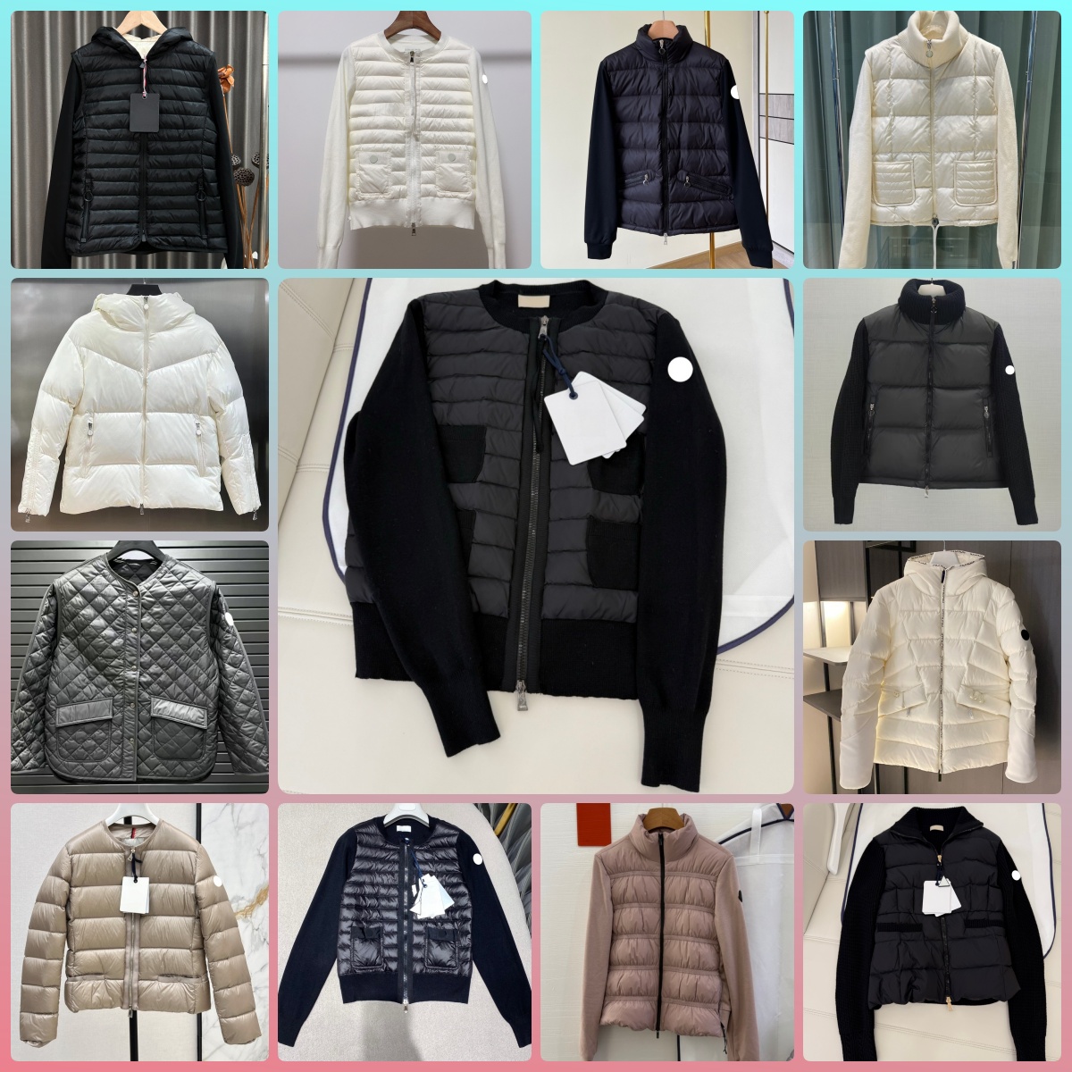 Multiple 40 new styles knitted short womens NFC down jackets fashionable and casual street high-quality brand jackets winter jackets down jacket