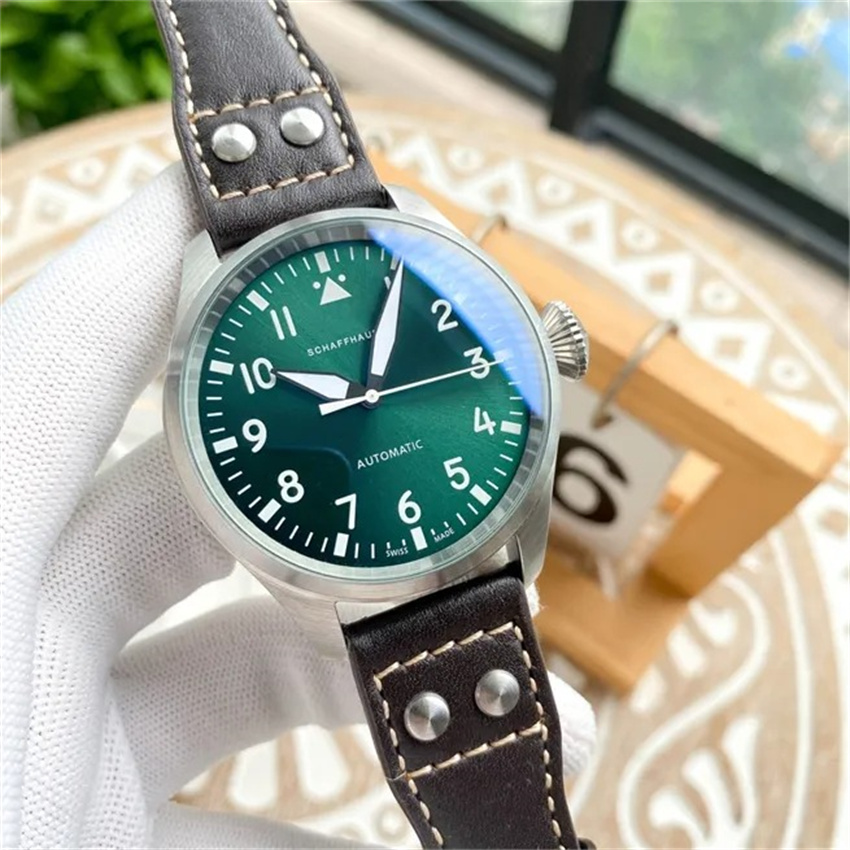 U1 Top AAA Luxury Designer Watch Portugies Man Automatic Mechanical Big Classic Pilot Watches Le Prince Genuine Leather Men Wristwatches Wholesale M