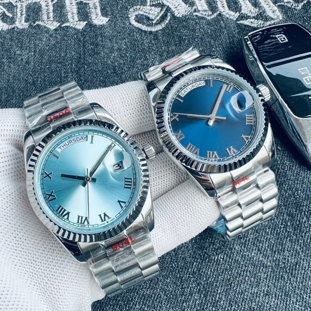 montres hommes designer montre de luxe femme montres de luxe mouvement automatique montre Auto Date 904L entièrement en acier inoxydable Wathes C