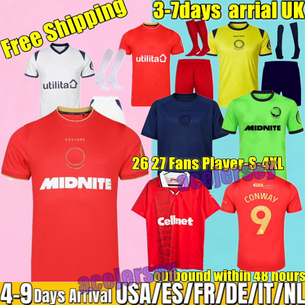 26 27 Middlesbrough Soccer Jerseys HACKNEY AZAZ FRY LATTE LATH DEN BERG JONES MCGREE 150TH Middlesbrough football shirt FORSS CLARKE 2026 men kids u