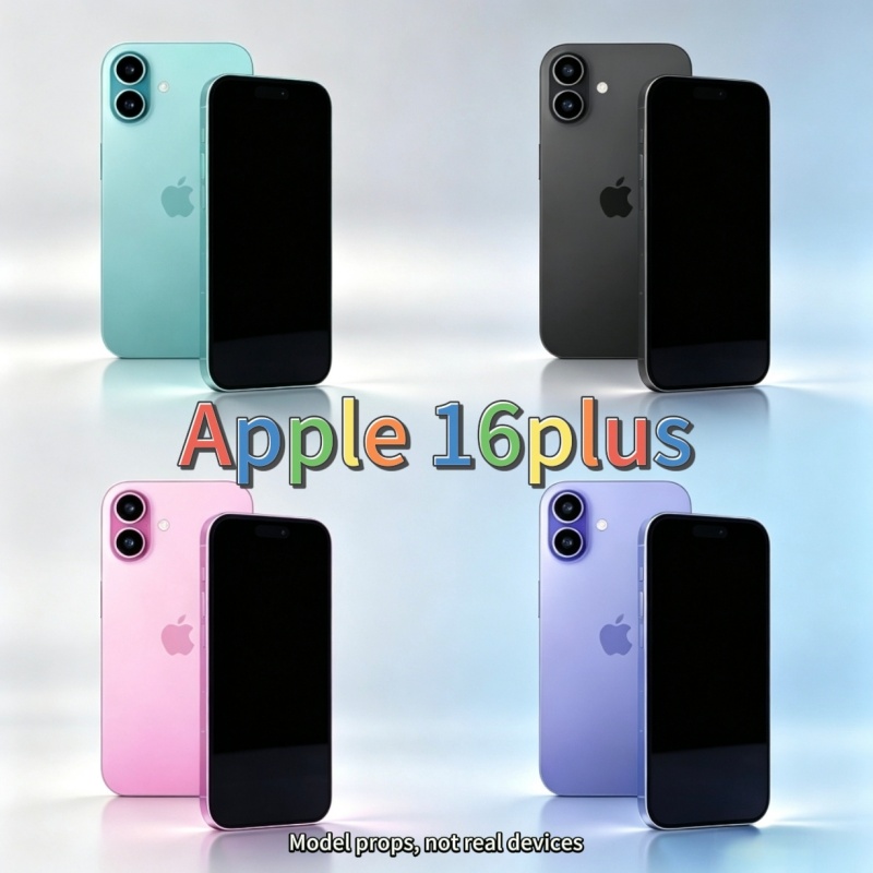 iPhone 16 Plus dummy model, suitable for counter display; a realistic prop phone.