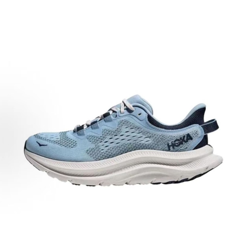 HOKA ONE ONE KAWANA 2 Men Women Sneakers Trendy Casual Athletic Shoes Non Slip Wear Resistant Sole Low Top Running Trainers Blue Comes With Box