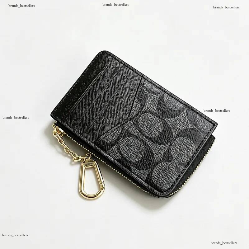 Co Romy Card Designer Keychain For Women Charm Keyring Fashion Mens Key Chain Leather Keychains Luxury Mini Bag Pendant key ring