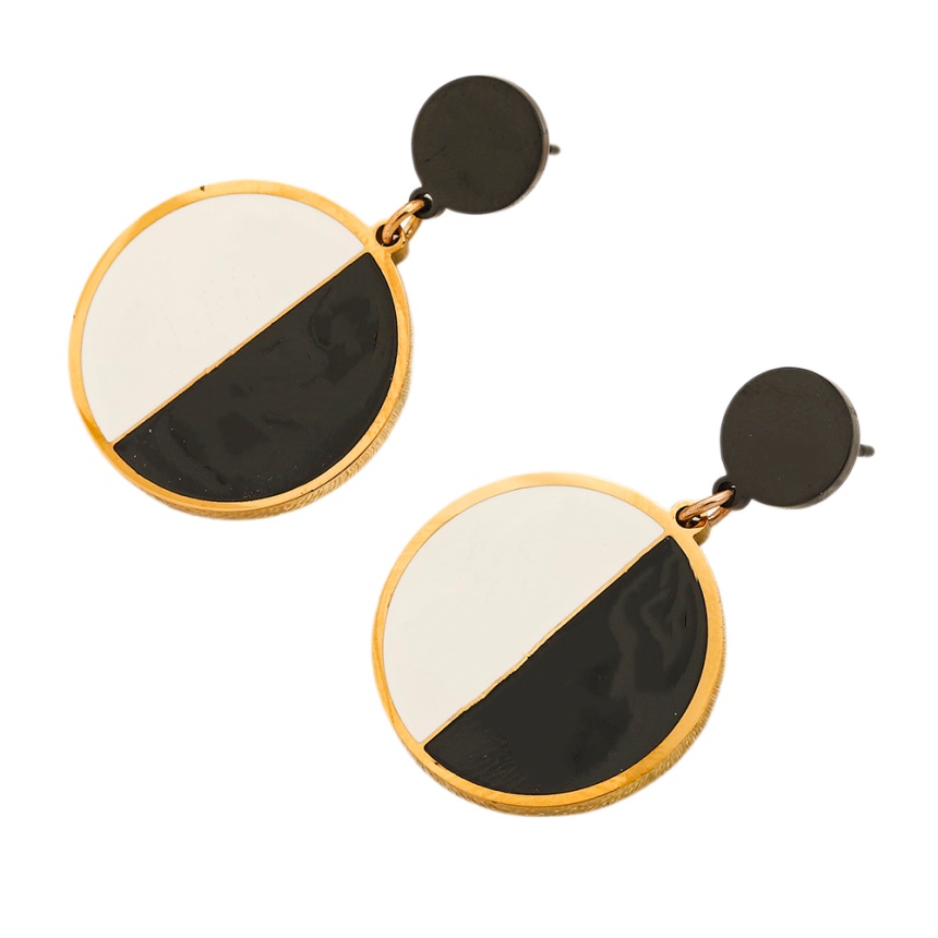 boucle d'oreille de luxe boucle d'oreille perle boucles d'oreilles design pour femmes eaings noir onyx vent brincos oorbellen géométrie conceptio