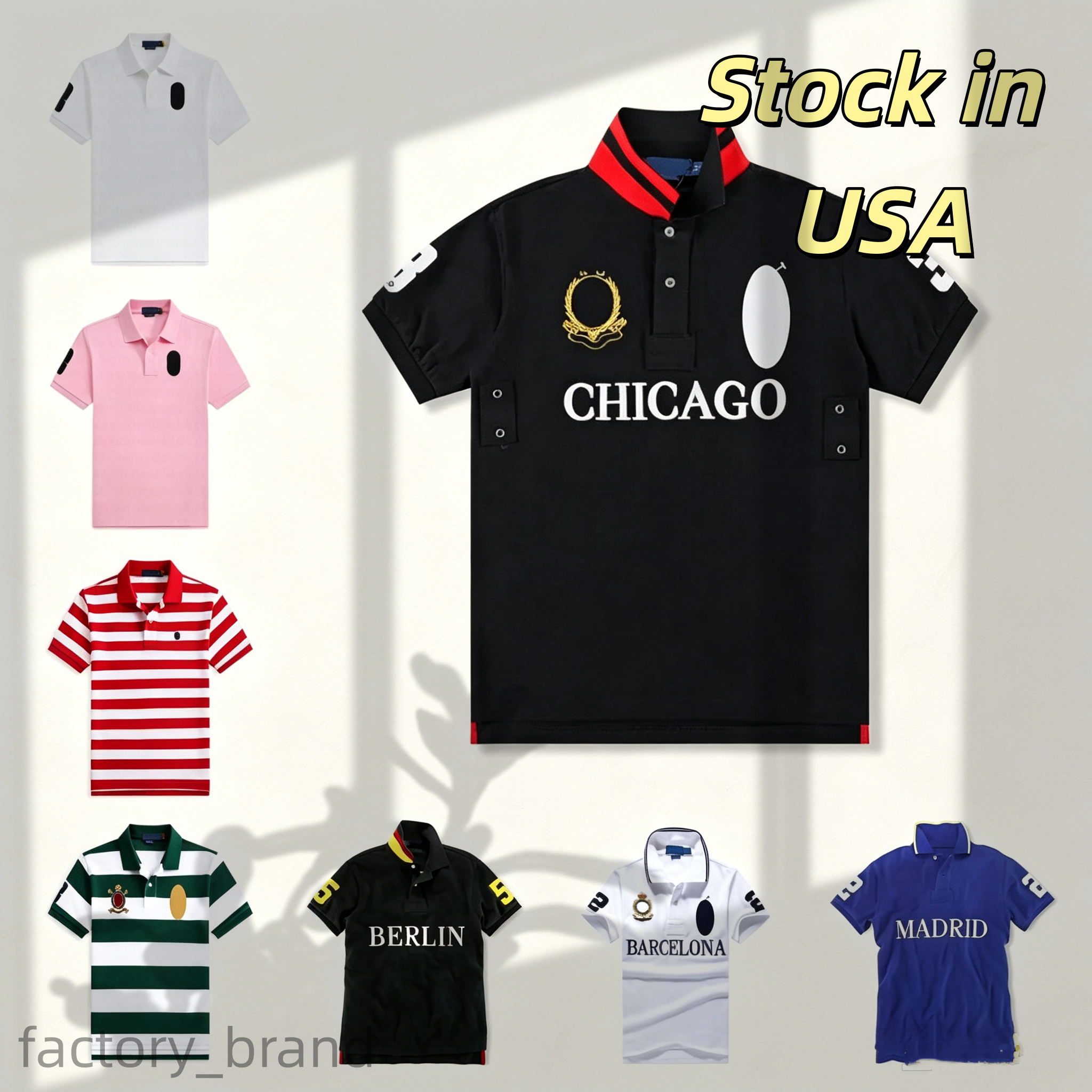 Soft High Quality Cottons Polo Shirt, Designer Collar Top, Summer Short Sleeve Print Tops, Leisure Loose Tide Tees, Fashion Clothes T Shirt tshirts