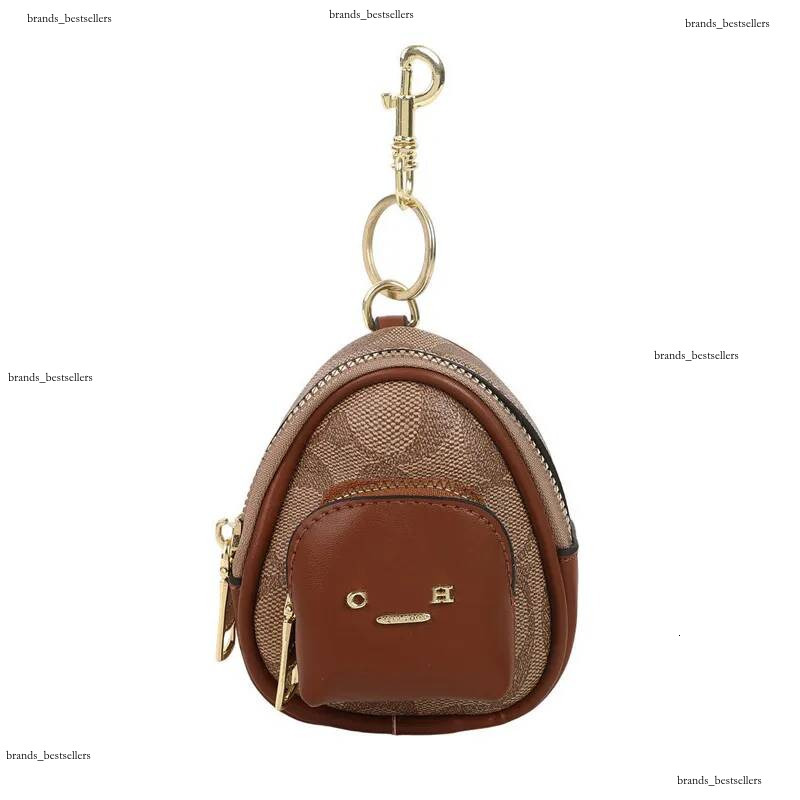 charme de sac de créateur Mini sac à dos porte-cuir porte-clés cerise pendentif sac à main charme pour accessoires porte-clés porte-clés porte-mo