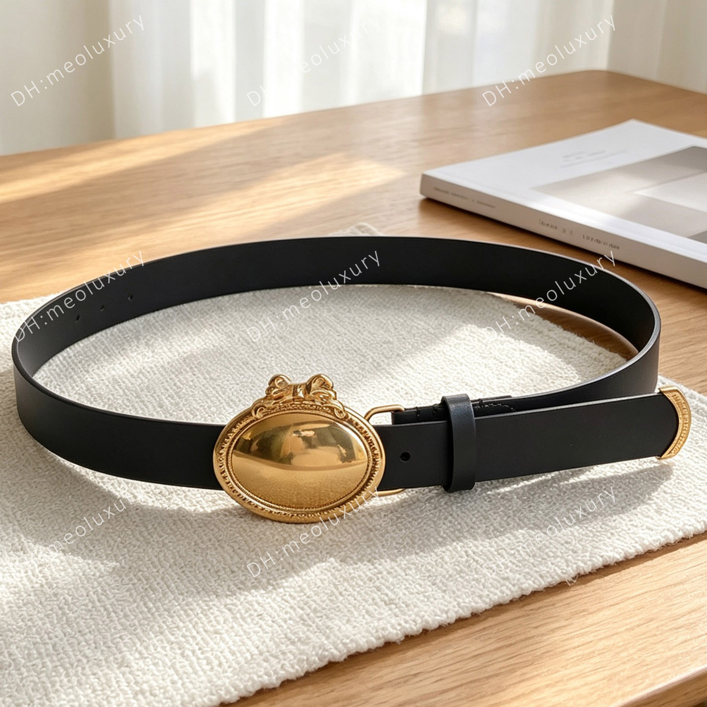 Designer D Style Women Cowhide Belt 30MM Leather Waist Strap Oval Metal Buckle Casual Fashion Belt for Jeans Dresses EU75-110