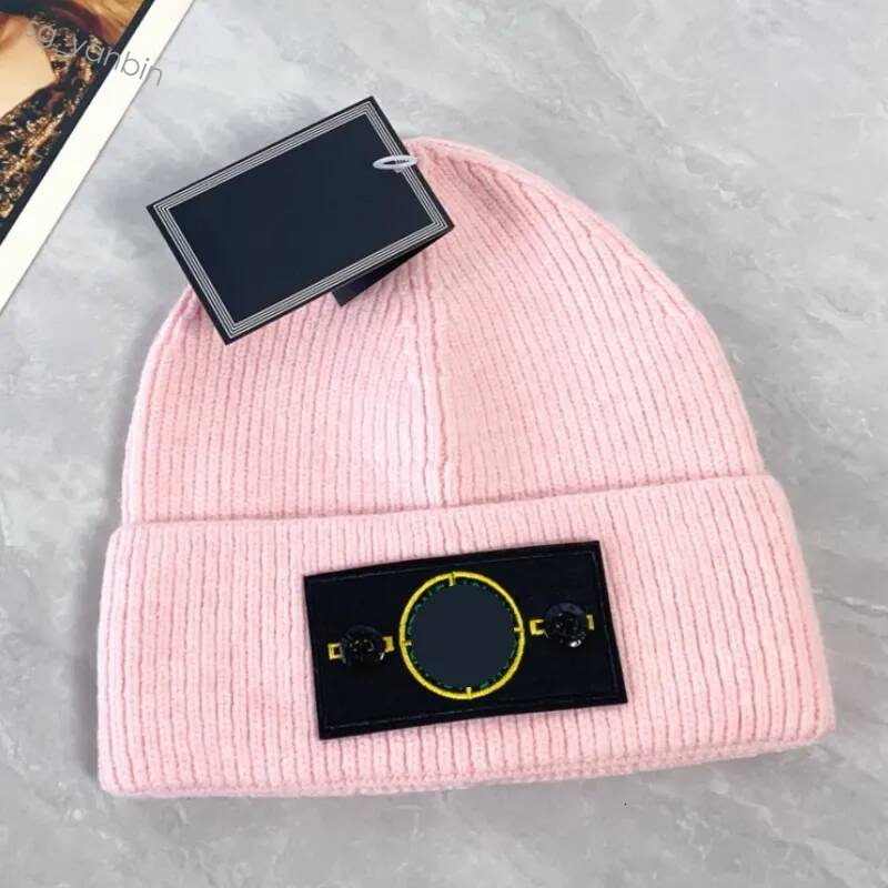 Stone Isl Bonnet New Knitted Designer Men And Women Casual HighQuality Knit Warm Beanies Hats Female Beanie Caps Winter Hat Skull Cap 74dZ260717