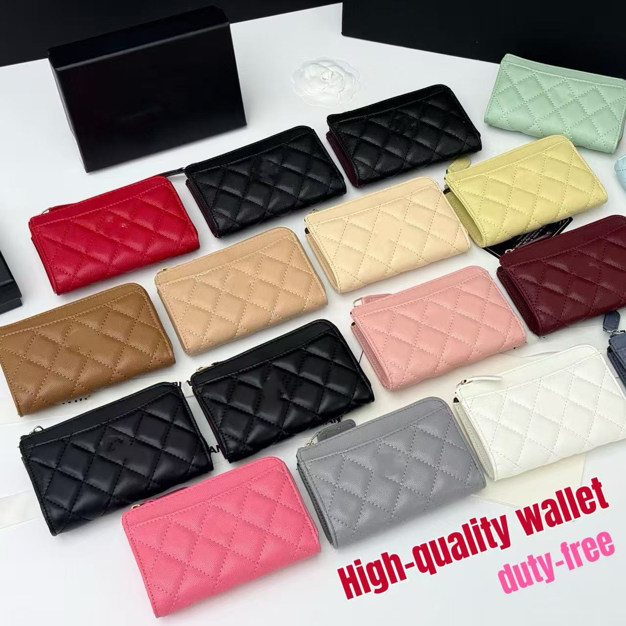 15a cc wallet designer woman cc purse designer bag Chic Women's Travel Accessory: Leather Wallet Ideal for Storing Credit Cards & ID card holde