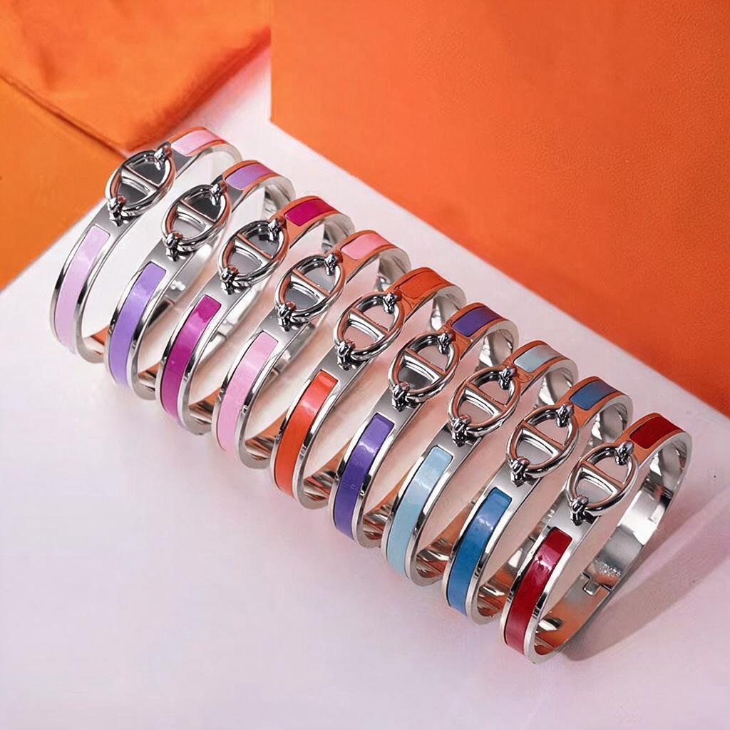 Bracelet classique H de haute qualité, nez de cochon ne se décolore pas, de styliste pour femmes, usage quotidien, bijoux de luxe, cadeaux de vac