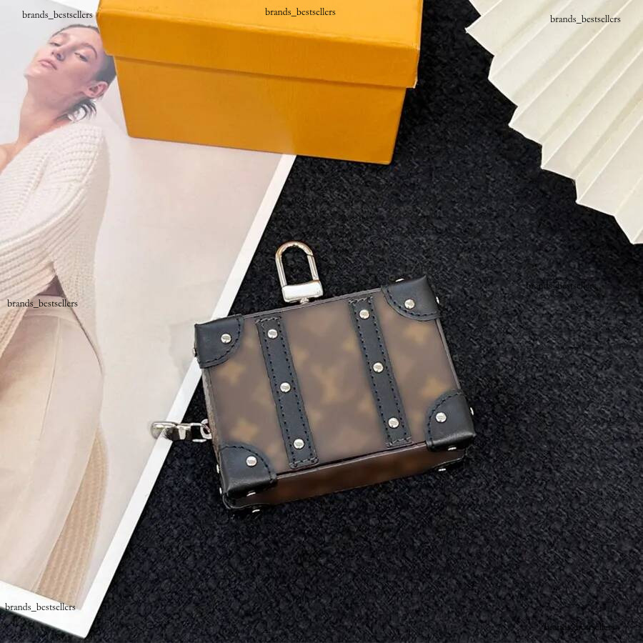 Porte-clés Longes Porte-clés Porte-clés de luxe Porte-chaîne Petit sac de rangement Pendentif Cuir Hommes Femmes Accessoires de mode Clé de voitu