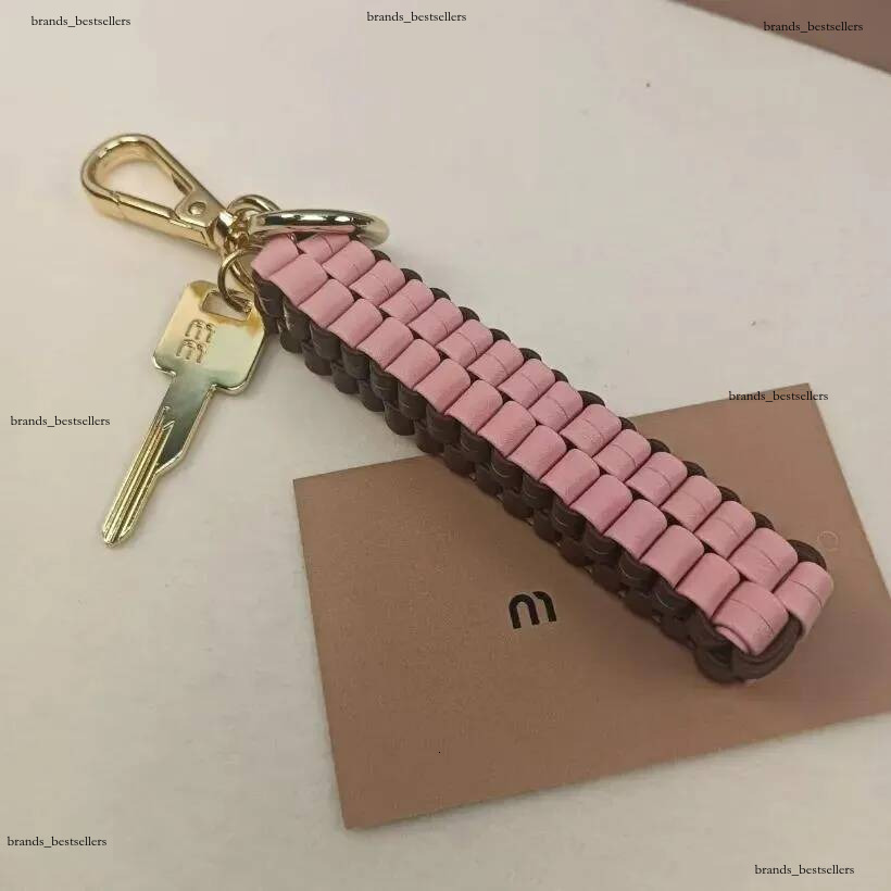 Porte-clés en cuir classique, tissage de couleurs mélangées, porte-clés de voiture, longes, breloque de sac pour femmes, Couple Boutique, porte-c