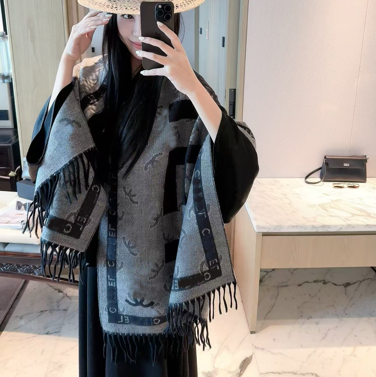 Classic Designer brand Cashmere Winter Women Long Scarf Fashion Scarves Luxury Printed comfortable Soft comfortable with gift box