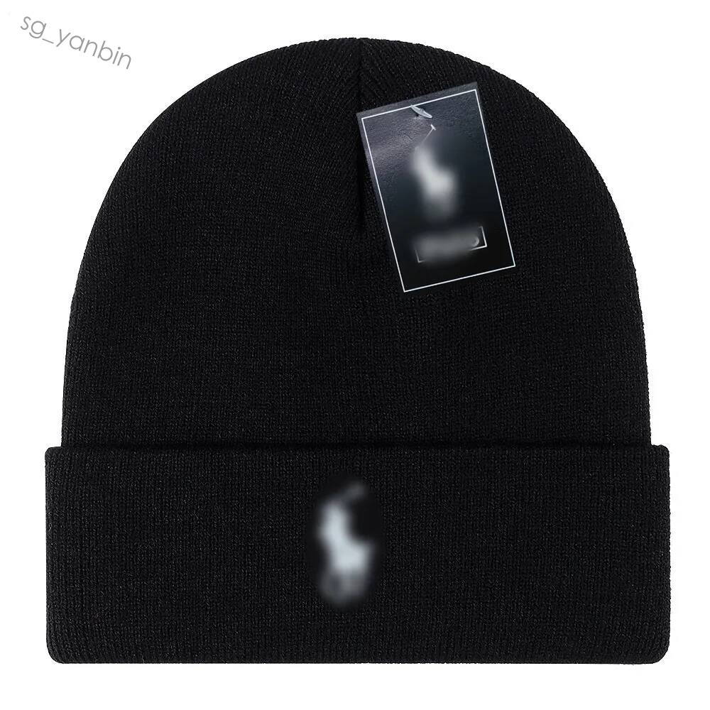 Polo mens womens beanie warm ear protection thickened cold hat autumn and winter knit S260526 Hot