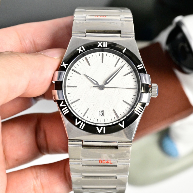 Discounts Customized links Luxury watch mens automatic mechanical ceramics watches stainless steel Gliding clasp wrist 445