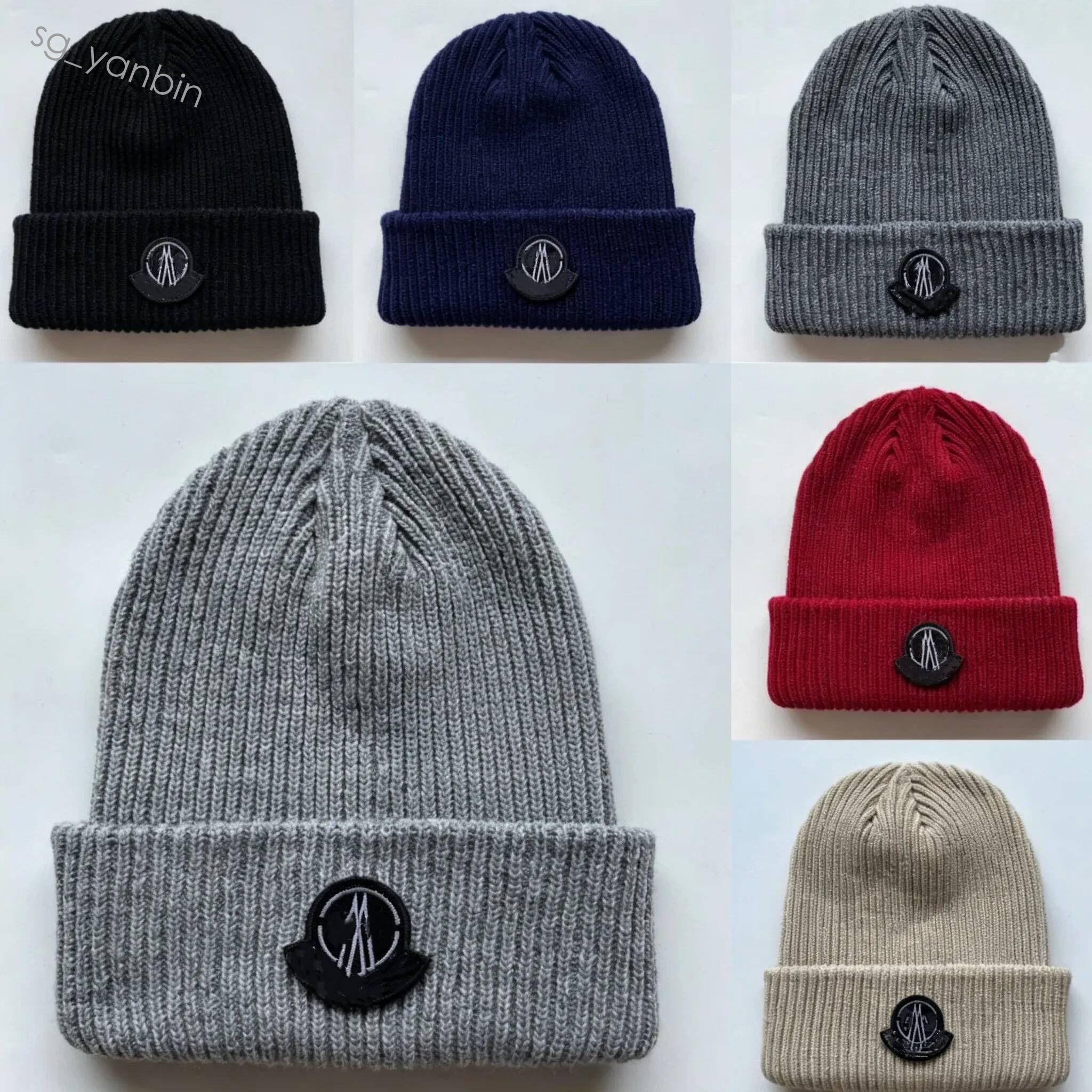 Bonnet d'hiver pour hommes et femmes, bonnet de crâne côtelé à revers avec pompon, chapeau de Ski chaud, tendance